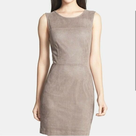 Anthropologie Greylin Moscow Suede Sheath Dress NEW - Picture 12 of 14